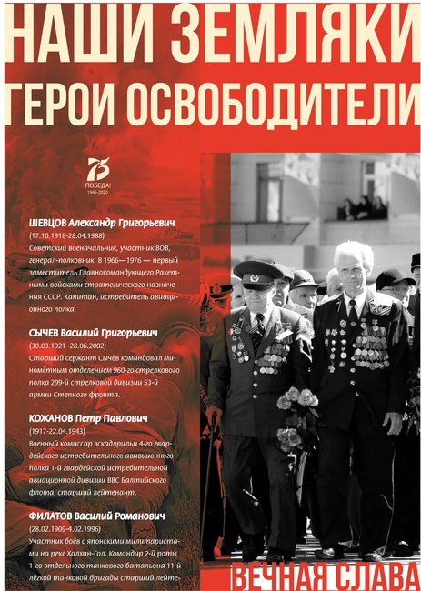 "Герои" из серии "Наши земляки - Герои освободители" Лебедева Анита, научный руководитель Черный И.А. "Герои" из серии "Наши земляки - Герои освободители"