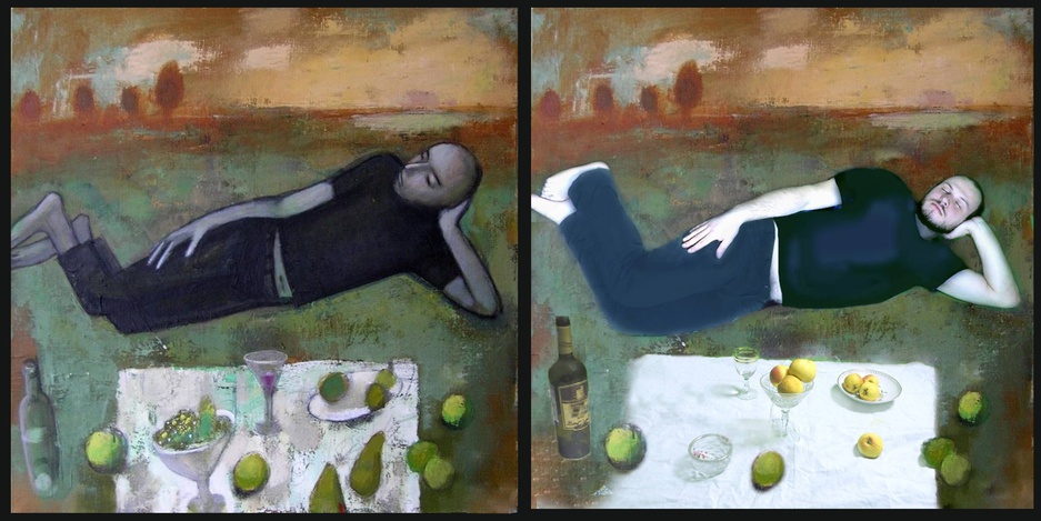 Владимир Канищев «Пикник». 2013 год. (Из собрания Выставочного зала "Родина")
